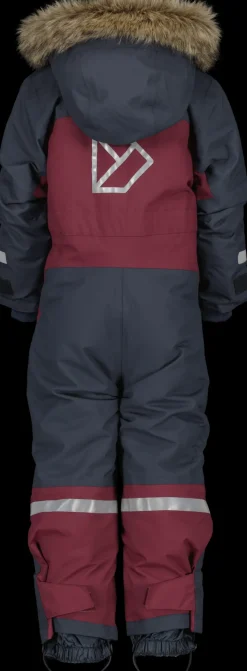 Hot Didriksons Bjärven Kids' Coverall Rusty Wine