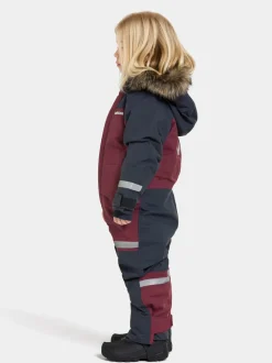 Hot Didriksons Bjärven Kids' Coverall Rusty Wine