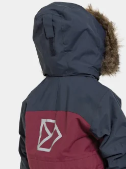 Hot Didriksons Bjärven Kids' Coverall Rusty Wine