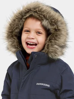 Outlet Didriksons Bjärven Kids' Parka Navy