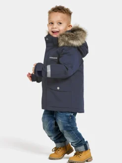 Outlet Didriksons Bjärven Kids' Parka Navy