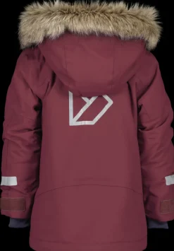 Discount Didriksons Bjärven Kids' Parka Rusty Wine