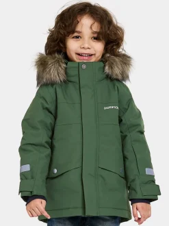 Hot Didriksons Bjärven Kids' Parka Pine Green