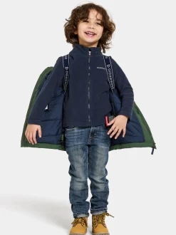 Hot Didriksons Bjärven Kids' Parka Pine Green