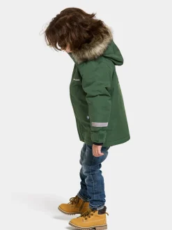 Hot Didriksons Bjärven Kids' Parka Pine Green