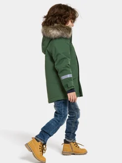 Hot Didriksons Bjärven Kids' Parka Pine Green