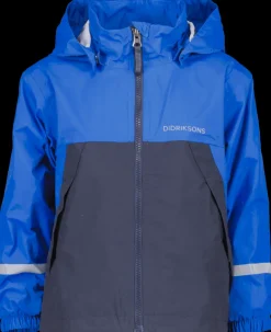 Discount Didriksons Bladet Kids' Jacket Caribbean blue