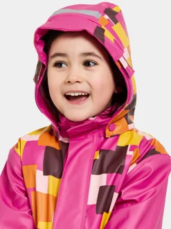 Online Didriksons Boardman Printed Kids' Set Post-it Pink