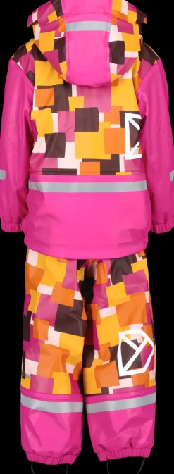 Online Didriksons Boardman Printed Kids' Set Post-it Pink