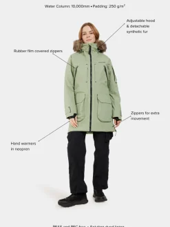 Clearance Didriksons Ceres Parka Black