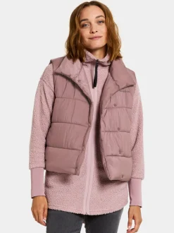 Hot Didriksons Charlen Vest Faded Wine