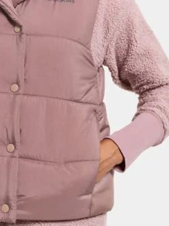 Hot Didriksons Charlen Vest Faded Wine