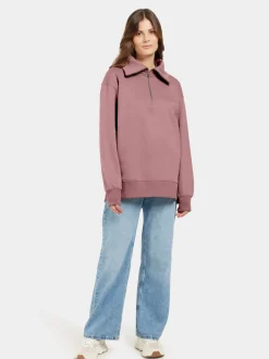 Discount Didriksons Charlie Sweater Faded Wine