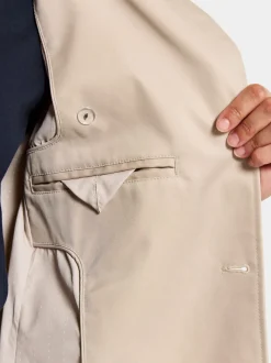 Outlet Didriksons Clairy Coat Long Clay Beige