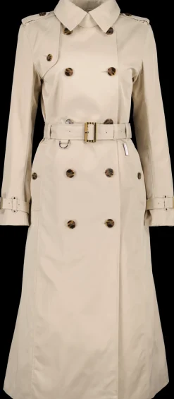 Outlet Didriksons Clairy Coat Long Clay Beige