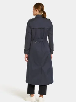 Hot Didriksons Clairy Coat Long Dark Night Blue
