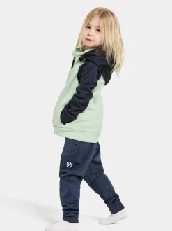 Sale Didriksons Corin Kids' Full-Zip Pale Mint