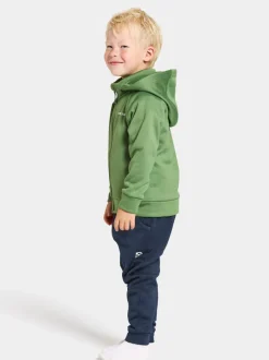 Didriksons Corin Kids' Full-Zip Algae Green