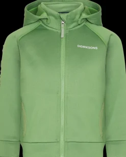Didriksons Corin Kids' Full-Zip Algae Green