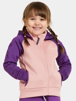 New Didriksons Corin Kids' Full-Zip Dusty pink
