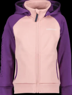 New Didriksons Corin Kids' Full-Zip Dusty pink