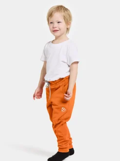 Outlet Didriksons Corin Kids' Pants Orange Jam
