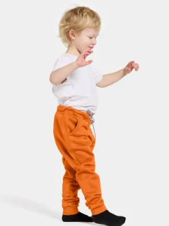 Outlet Didriksons Corin Kids' Pants Orange Jam