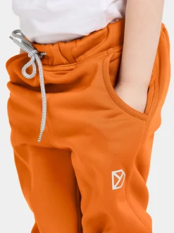 Outlet Didriksons Corin Kids' Pants Orange Jam