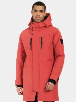 Outlet Didriksons Dexter Parka Ochre Red