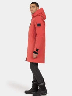 Outlet Didriksons Dexter Parka Ochre Red