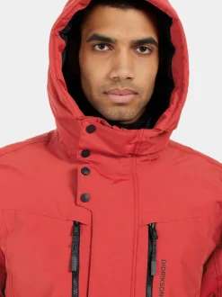 Outlet Didriksons Dexter Parka Ochre Red