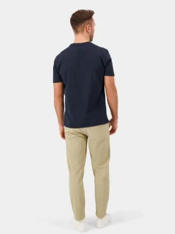 Online Didriksons D-Logo Printed T-shirt Dark Night Blue