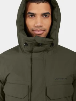 Sale Didriksons Drew Parka Deep Green