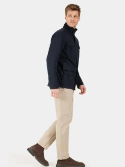 Clearance Didriksons Edmond Jacket Dark Night Blue