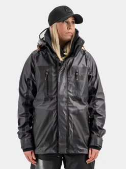 Clearance Didriksons Element Unisex Jacket Galon® Coal black