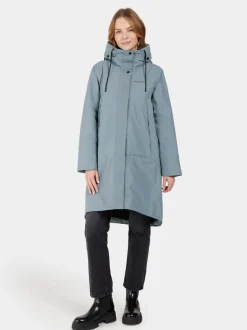 New Didriksons Elissa Parka Factory Blue