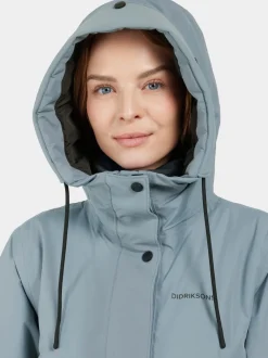 New Didriksons Elissa Parka Factory Blue