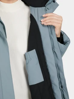 New Didriksons Elissa Parka Factory Blue