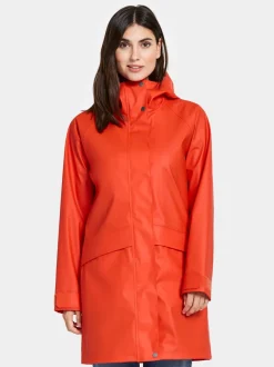 Outlet Didriksons Elly Parka Galon® Tangerine Red
