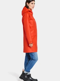 Outlet Didriksons Elly Parka Galon® Tangerine Red