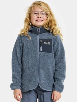 Didriksons Exa Kids' Full Zip True blue