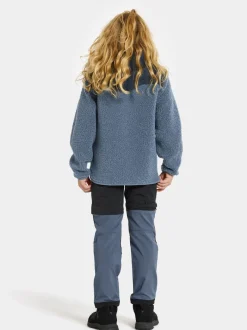 Didriksons Exa Kids' Full Zip True blue