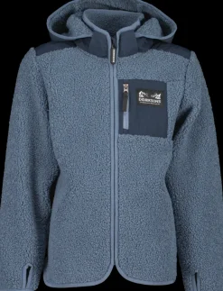 Didriksons Exa Kids' Full Zip True blue