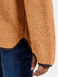 Outlet Didriksons Exa Kids' Full-Zip Almond Brown