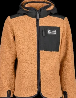 Outlet Didriksons Exa Kids' Full-Zip Almond Brown