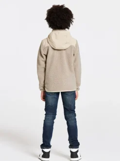 Clearance Didriksons Exa Kids' Full-Zip Beach beige