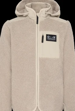 Clearance Didriksons Exa Kids' Full-Zip Beach beige