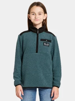 Online Didriksons Exa Kids' Half Zip Star blue
