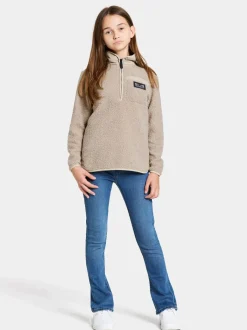 Discount Didriksons Exa Kids' Half Zip Beach beige