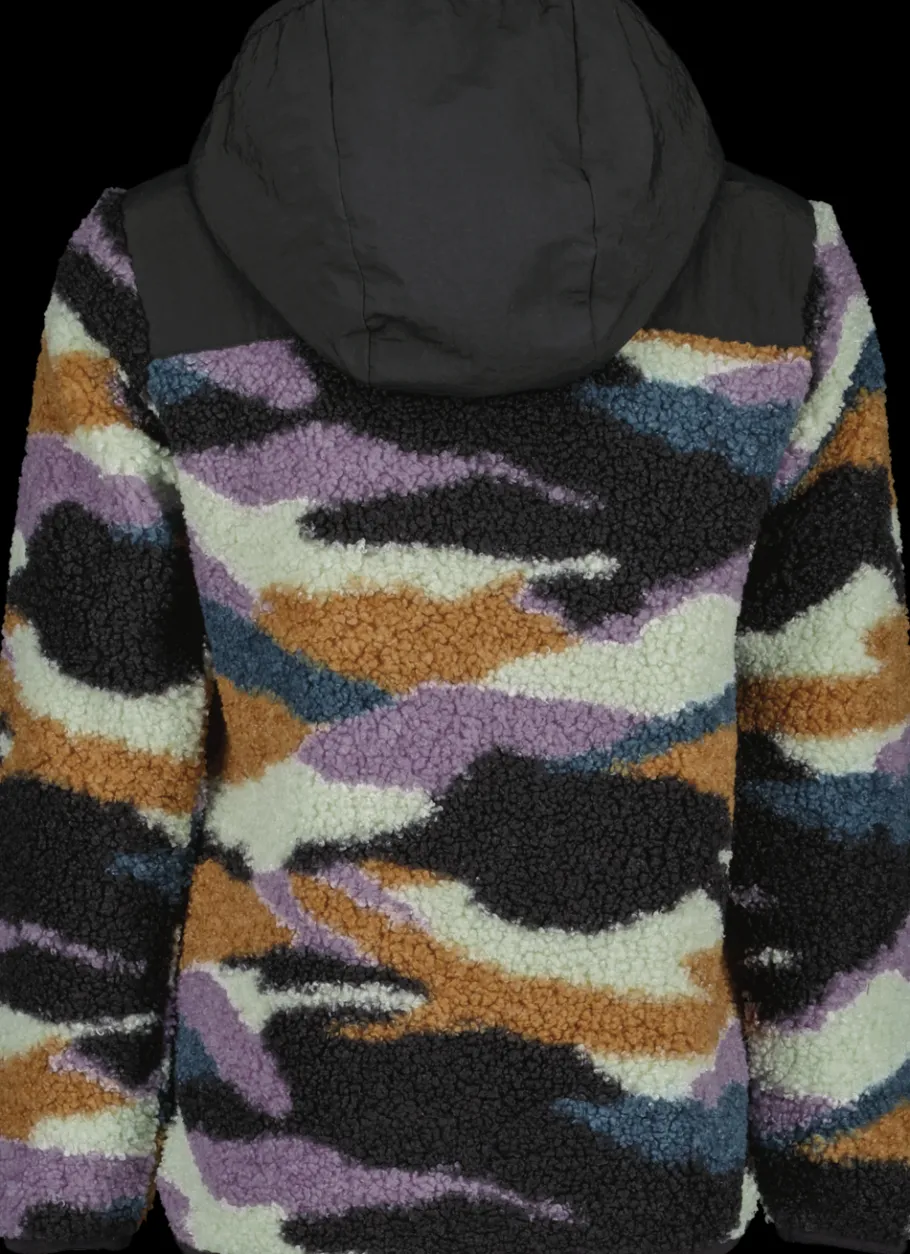 Best Didriksons Exa Printed Kids' Full-Zip Mountain flow